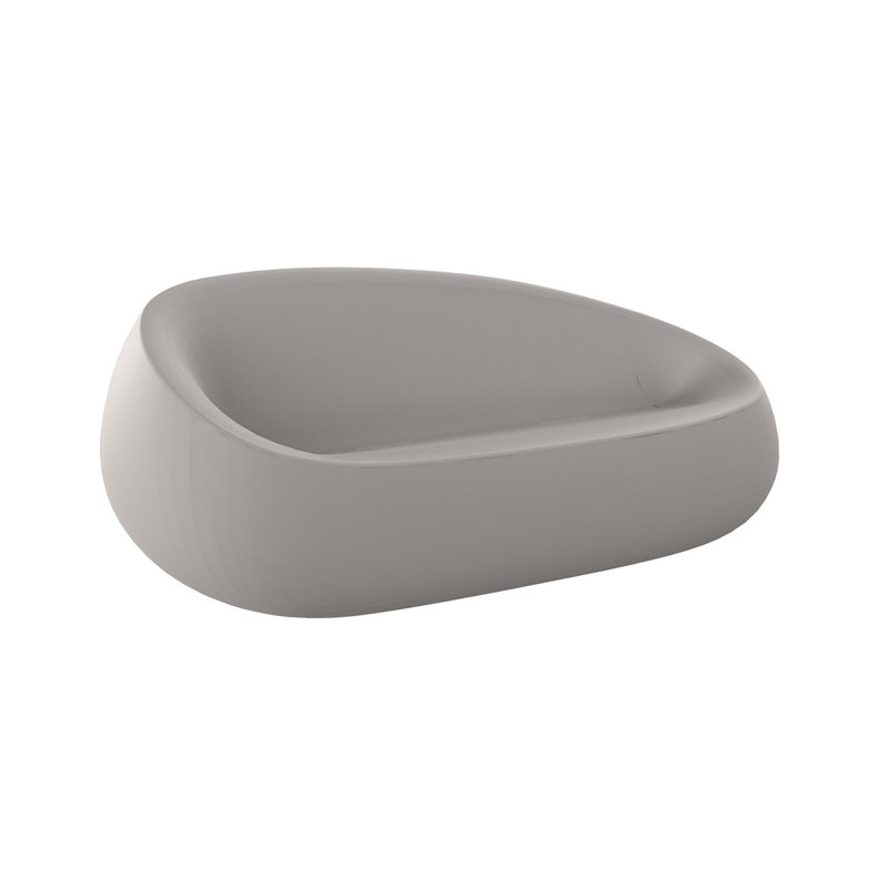 Stone 78.75" Wide Outdoor Patio Sofa, Ecru