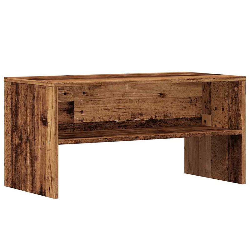 Havard TV Stand, 40cm H x 120cm W x 40cm D, Old Wood