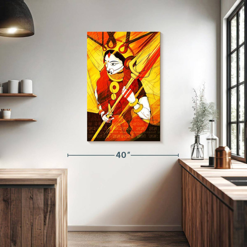 Adella Durga Abstract, 39" H x 26" W