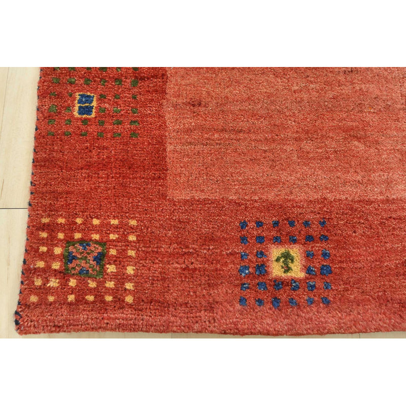 One-of-a-Kind 3' X 5'2'' New Age Wool Area Rug in Red