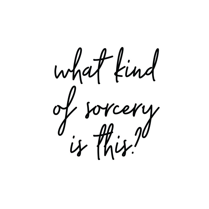 What Kind Of Sorcery - Wrapped Canvas Print, 30cm H x 30cm W x 3.8cm D