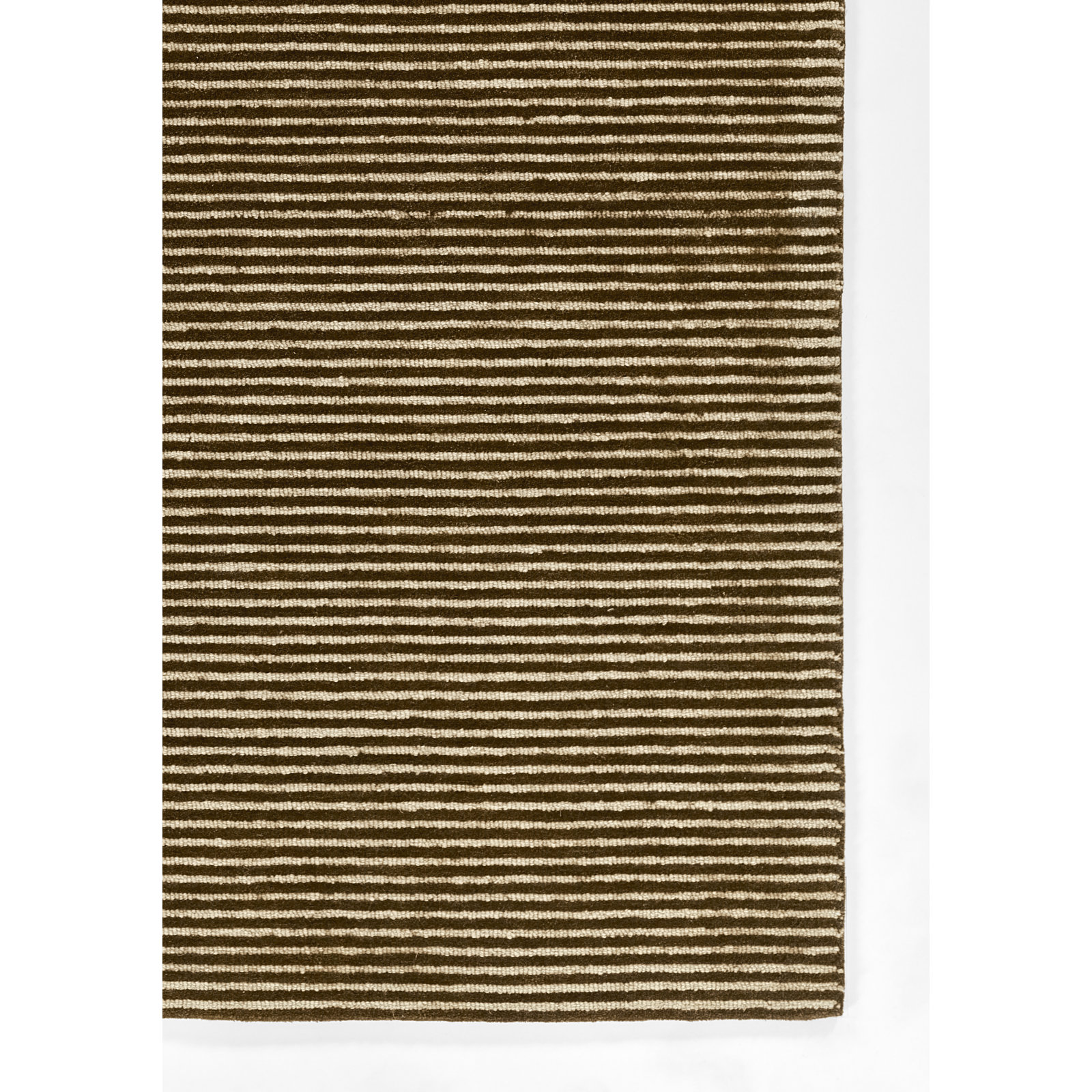 Philip Hand Tufted Wool Striped Brown Area Rug 5' X 8', 8' X 10'