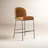 Laina Upholstered Counter Stool with Metal Frame-238255267-238255265