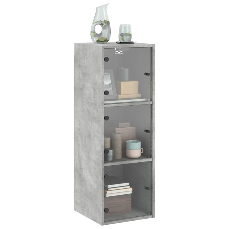 Masja Rectangle Accent Cabinet, Concrete Grey