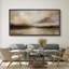 Grande impression sur toile encadrée, impression de paysage abstrait neutre pour décoration murale moderne minimaliste-116848301-116848303