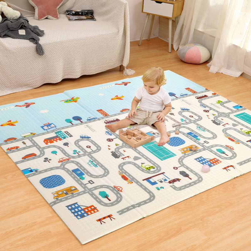 Sesco 457.2cm L Foam Playmat, Bicycle Maze