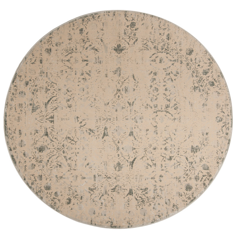 Coyer Performance Oriental Rug, Round 6'7"