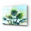 «Pleasant Palms 2» par Alonzo Saunders, art mural en verre acrylique, 16 po x 12 po