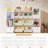 Manufactured Wood Toy Organizer With Bins