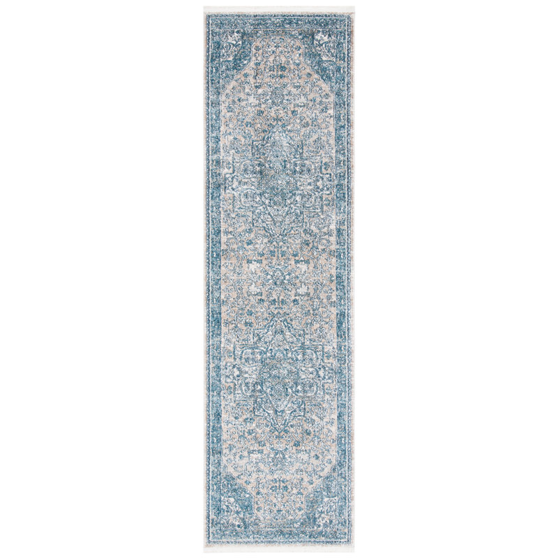 Rumsey Performance Oriental Rug, Runner 2'2" x 12'