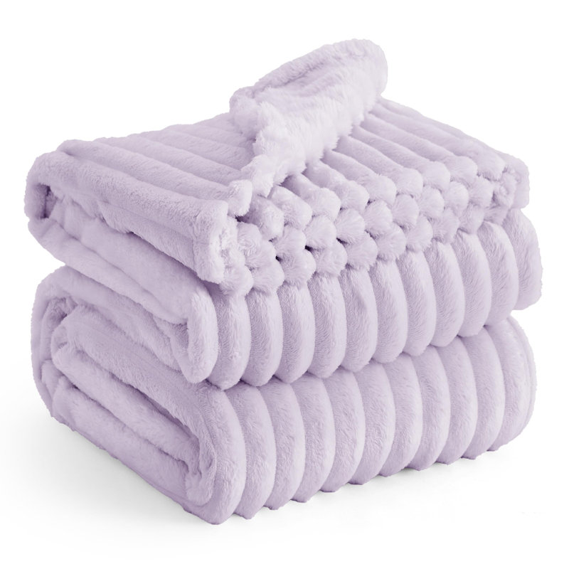 Couverture en flanelle ultra douce et douillette Essential Bed 299 g / m² pour lit et canapé GentleSoft ™ ️, Très grand lit