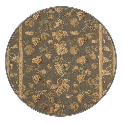 Tapis brun français lavable à la machine