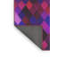 Tapis rose/noir tissé à la machine-158359475