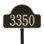 Lexy 1-Line Lawn Address Sign