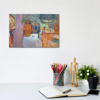 The Terrace At Vernonnet, 1939 1 Piece Wrapped Canvas Wall Art