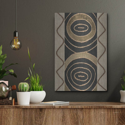 Tribal Linkage 2' by Alonzo Saunders Metal Wall Art