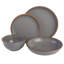 Gibson Soho Lounge Lagos Coupe Dinnerware Set, Service For 4 (16Pc)-69424403