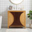 Meuble-lavabo de style moderne 30 pouces avec lavabo 30 po Mid-Century