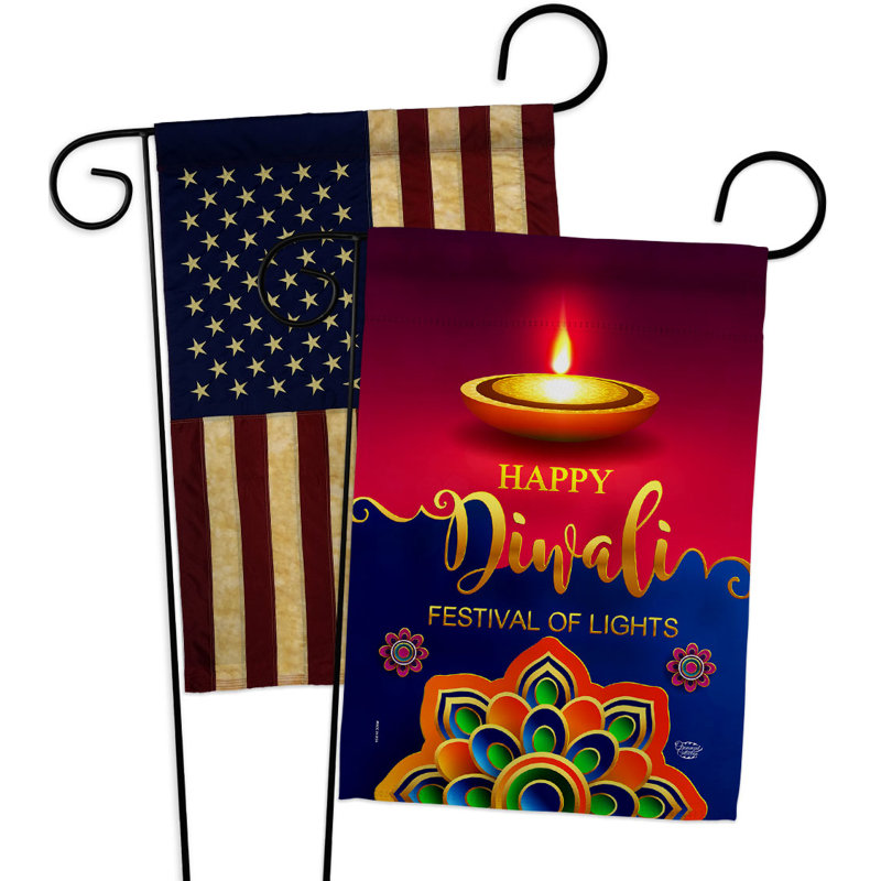 Double Sided 18.5'' H x 13'' W Polyester Garden Flag