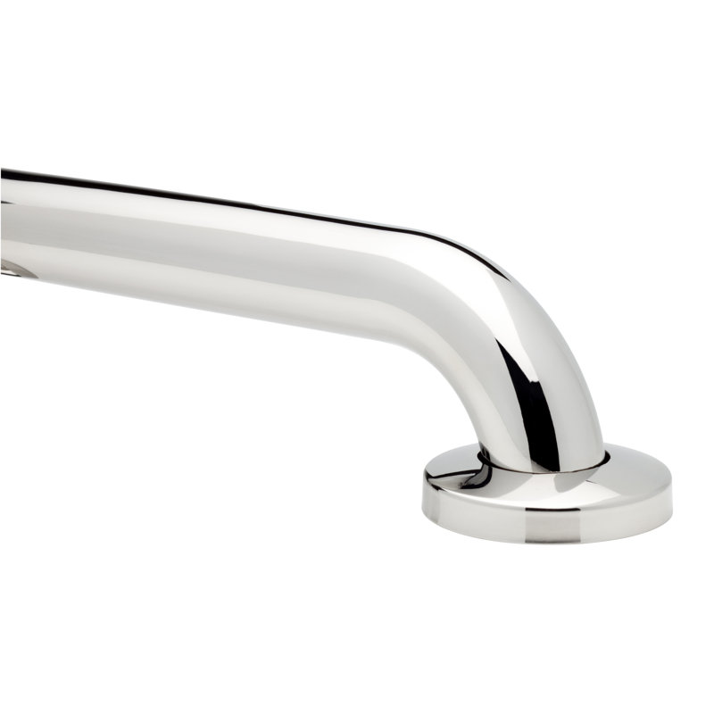No Drill Gripp Grab Bar, 3" H x 21" W x 3" D, Polished Stainless