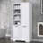 Bathroom Storage Cabinet With Doors And Drawers, Tilt-Out Laundry Hamper, Multiple Storage Space, Freestanding Style, Open Shelves, Adjustable Shelves-850138054