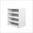 Shoe Storage Box with RGB LED Lights, 4 Tier Stackable Organizer with Tempered Glass Door | Minimalist | Particle Board+MDF