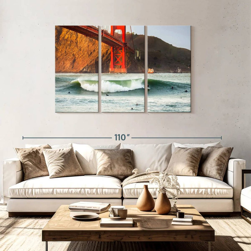 Surf Wave, 48" H x 74" W