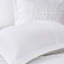 Couette pour lit double / grand avec volants et plateau avec fermeture à 21 boutons pour lit