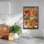 Kitchen Classic Colorful Retro Wall Art Print by Nicholas - Wrapped Canvas Print-316416960