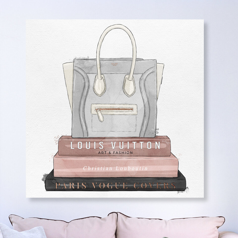 Oliver Gal My Fancy Purse And Books On Canvas Print & Reviews