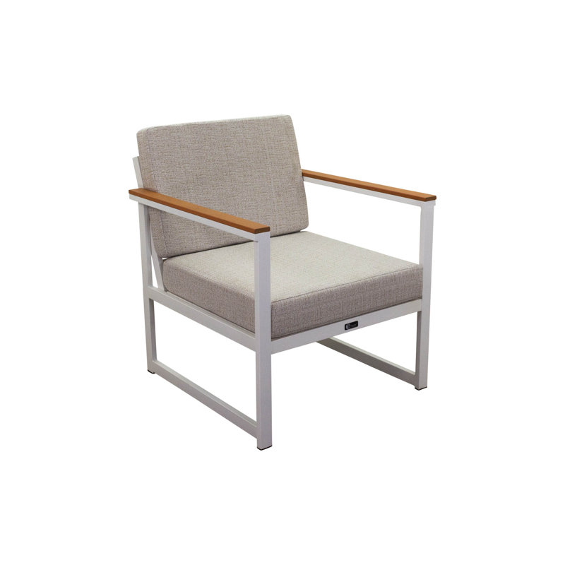 Chaise de patio avec coussins Catalina