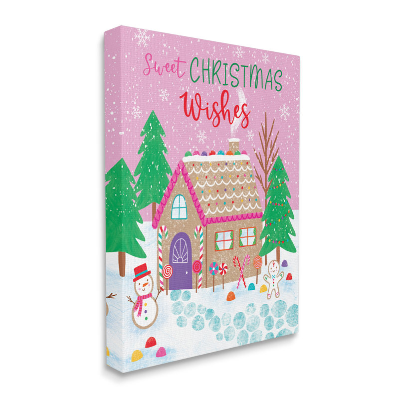 Sweet Christmas Wishes, Toile tendue, H 20 po x l 16 po x P 1,5 po