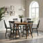  Ensemble de 6 chaises de salle à manger en bois massif de 17,5 po Farmhouse Windsor-939727978-939727991