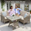 5 - Person Rectangular Patio Dining Set-2074055058