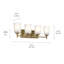 Cainwood 4 - Light Dimmable Vanity Light