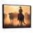 Black Floater Framed