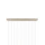Luminaire suspendu géométrique 30 lumières Glace