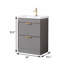 Ensemble de meuble-lavabo simple 24 po Cohle