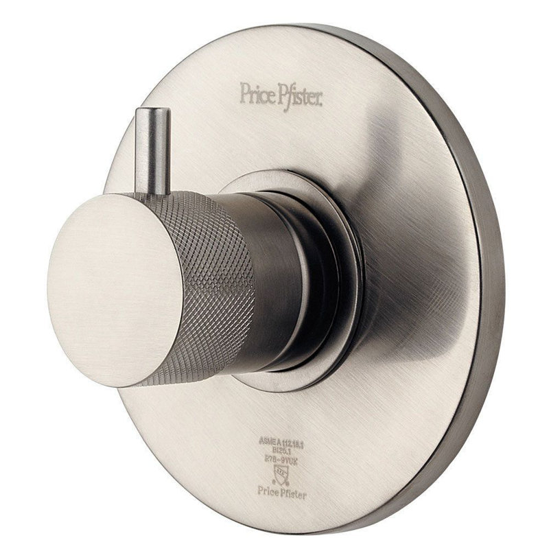 Volume Control Shower Faucet Trim Only, Brushed Nickel