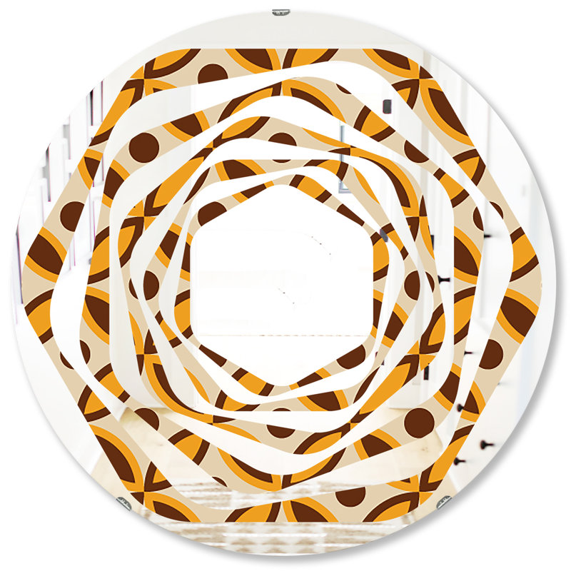 Miroir mural Whirl, H 31,5 po x l po