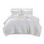 Ensemble d'édredon en peluche à imprimé métallique 3 pièces simple / simple TG avec coussin blanc / doré-131268775-131268777