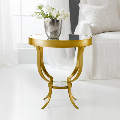 Gueridon Glass End Table