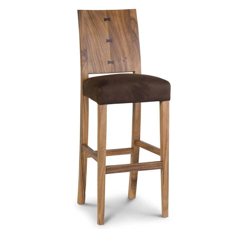 Ophelia Solid Wood Stool, Bar Stool (28” Seat Height)