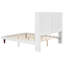 Ensemble de chambre à coucher 3 pièces, lit tête de lit haute et deux tables de chevet à DEL avec 3 tiroirs-621138128-621138131