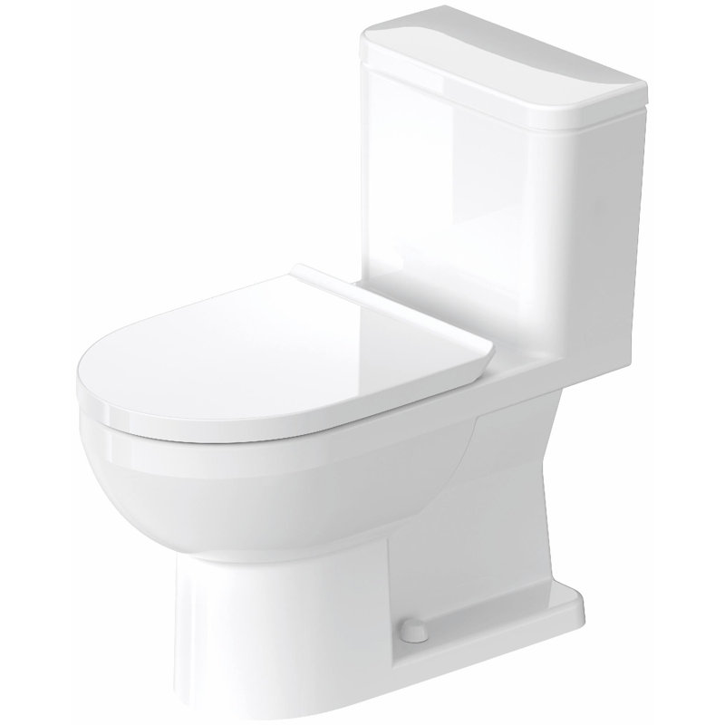 Toilette allongée une pièce 1,28 GPF (économe en eau) (siège non inclus), Côté droit