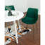Ensemble de salle à manger 3 pièces Aufurr, table ronde blanche avec 2 chaises-755961682-755961681