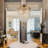 6-Light Antiqued Gold Beaded Crystal Chandelier-1386320043-1343381794