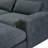 Wide Modern Large L-Shape Feather Filled Sectional Sofa, Convertible Sofa Couch with Reversible Chaise,sectional couch,sectionals-915880754