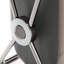 simplehuman single x-frame laundry hamper, chrome-113599557-113599554