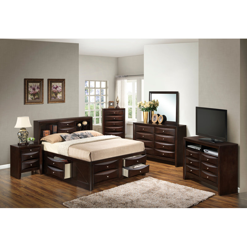 Marilla Storage Bed, Beige, King